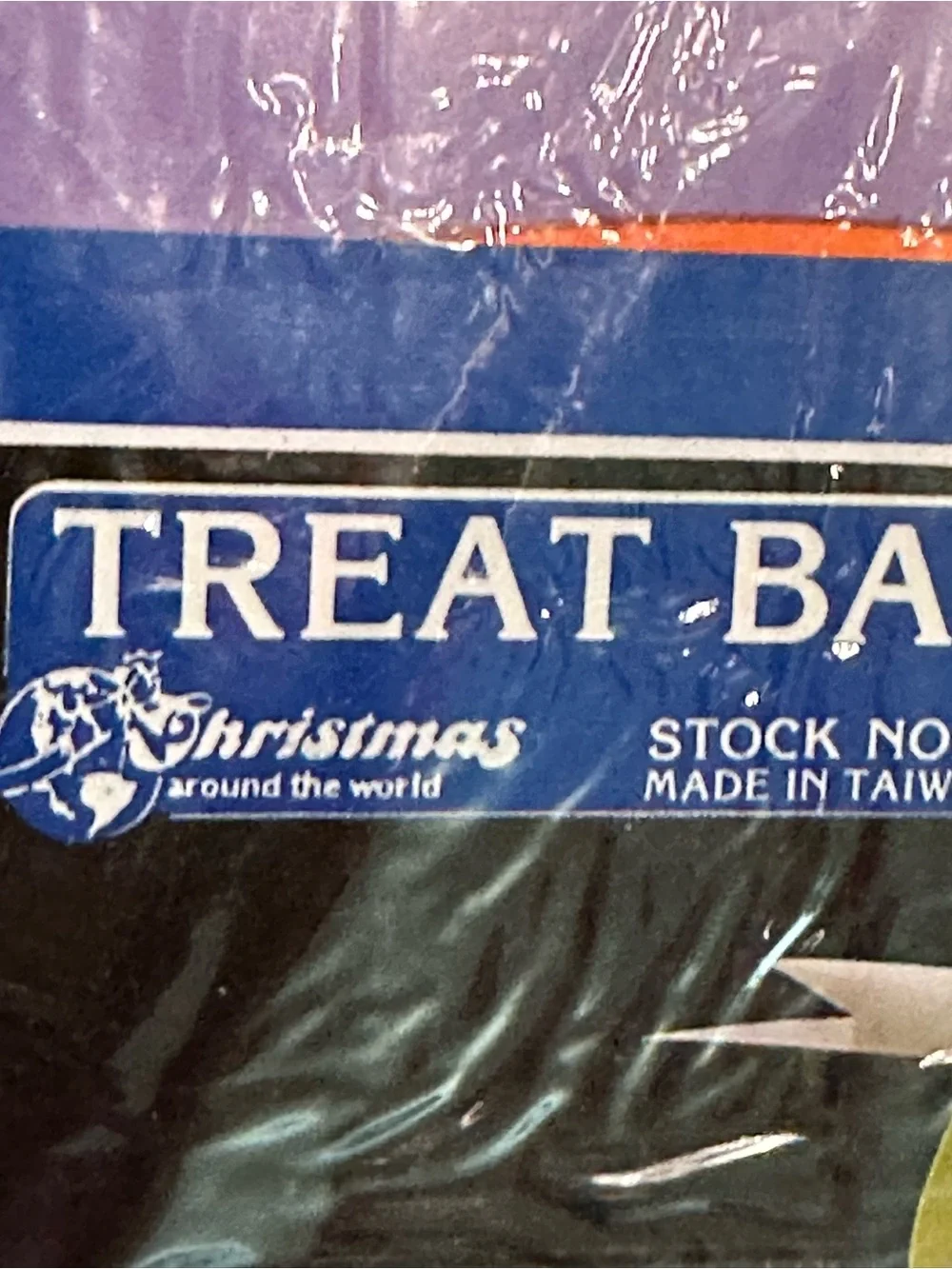 Vintage NOS Treat Bags Halloween Pumpkin Witches Scarecrow Design